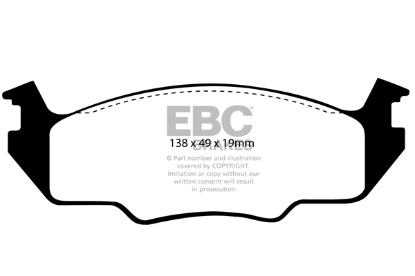 Remblokset EBC Brakes DP366/2