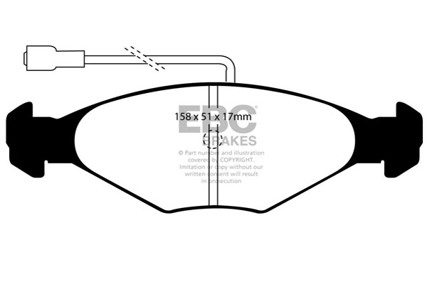 Remblokset EBC Brakes DP384