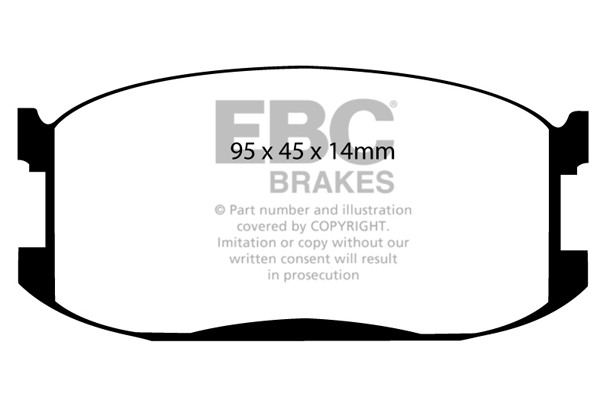 Remblokset EBC Brakes DP387