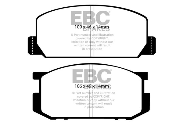 Remblokset EBC Brakes DP402