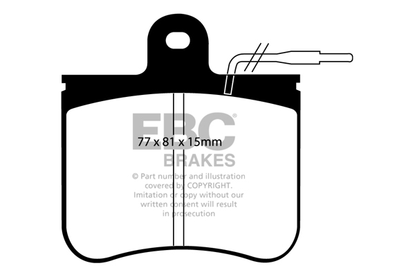 Remblokset EBC Brakes DP406