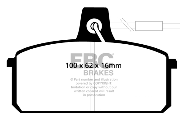 Remblokset EBC Brakes DP410