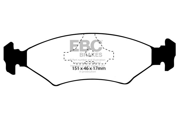 Remblokset EBC Brakes DP2415