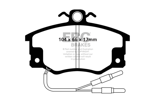 Remblokset EBC Brakes DP420/4