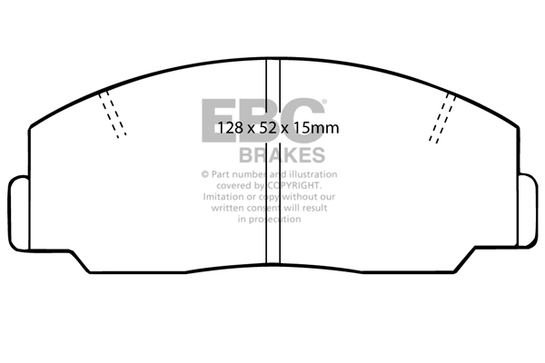 Remblokset EBC Brakes DP424