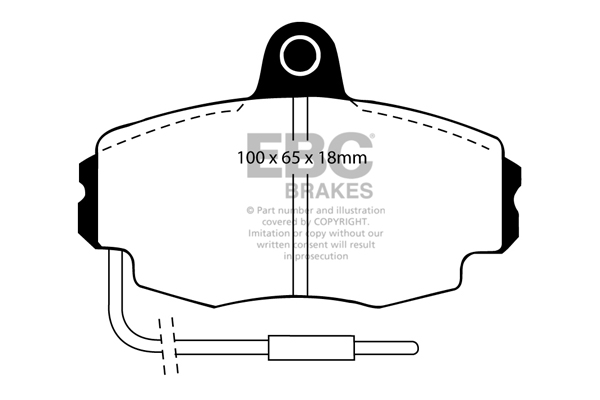 Remblokset EBC Brakes DP4426R