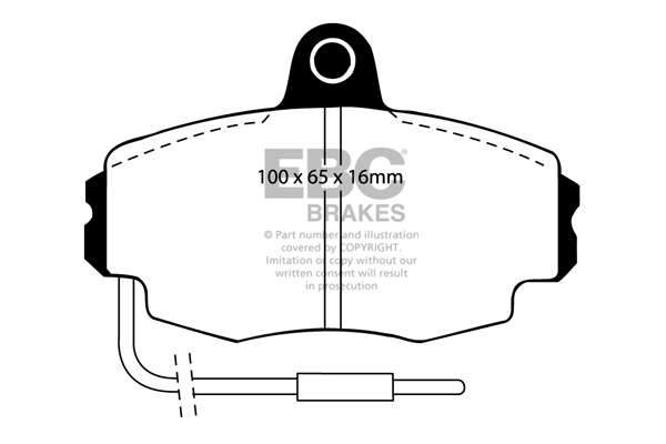 Remblokset EBC Brakes DP426/4