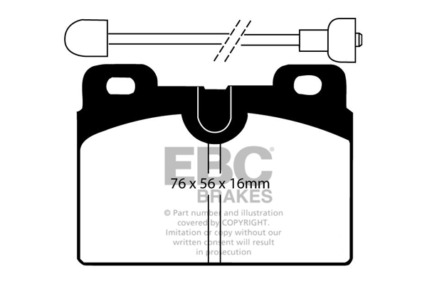 Remblokset EBC Brakes DP428