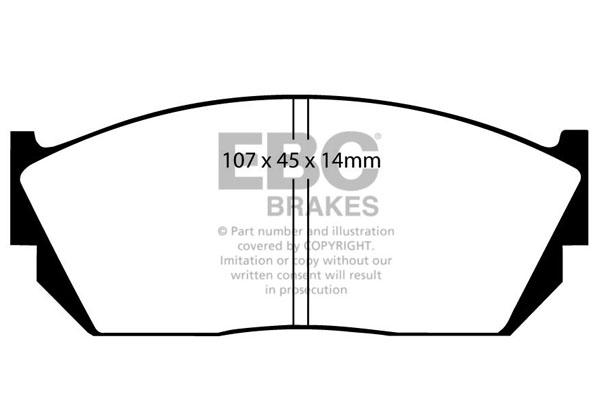 Remblokset EBC Brakes DP432