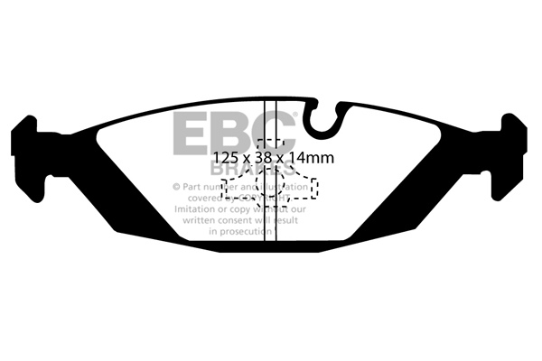 Remblokset EBC Brakes DP447/2