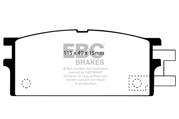 Remblokset EBC Brakes DP454