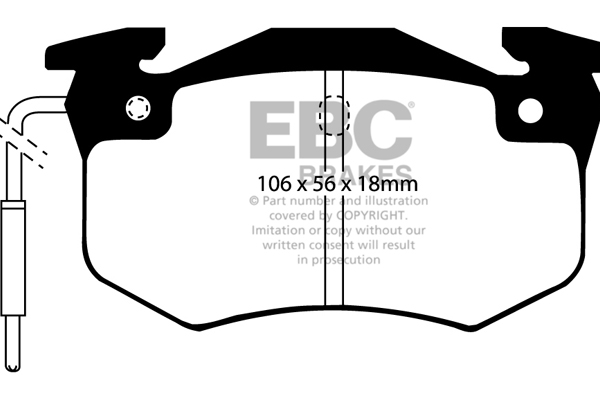 Remblokset EBC Brakes DP458