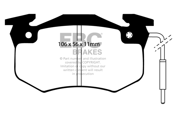 Remblokset EBC Brakes DP4458/2R