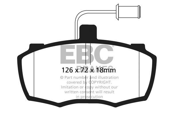 Remblokset EBC Brakes DP462/2T