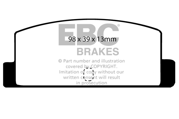 Remblokset EBC Brakes DP466