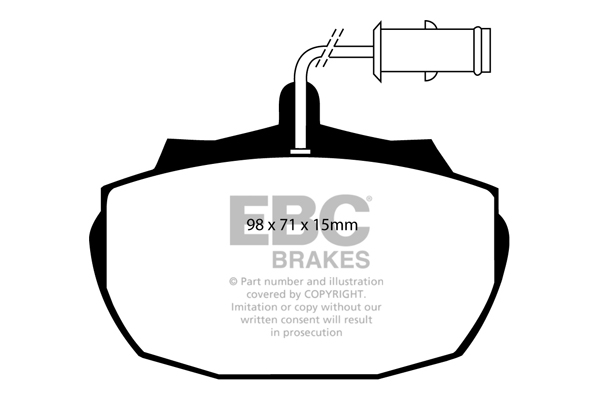 Remblokset EBC Brakes DP471