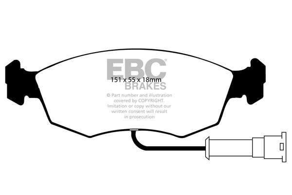 Remblokset EBC Brakes DP2473