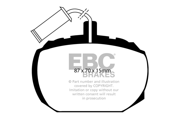 Remblokset EBC Brakes DP474