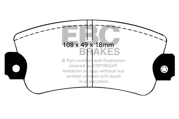 Remblokset EBC Brakes DP2485