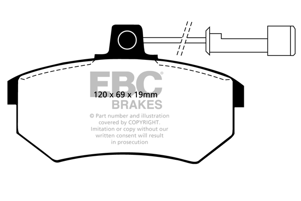 Remblokset EBC Brakes DP486