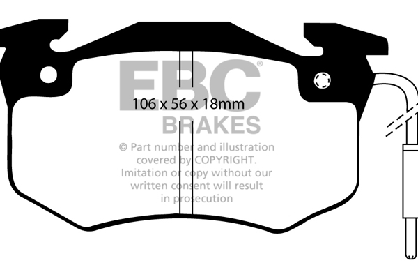 Remblokset EBC Brakes DP489