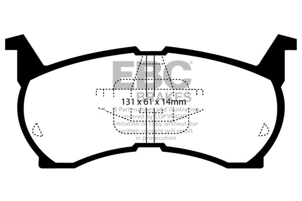 Remblokset EBC Brakes DP490