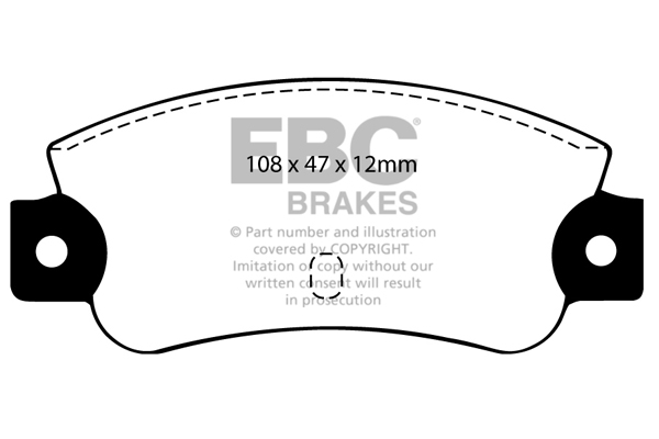 Remblokset EBC Brakes DP501