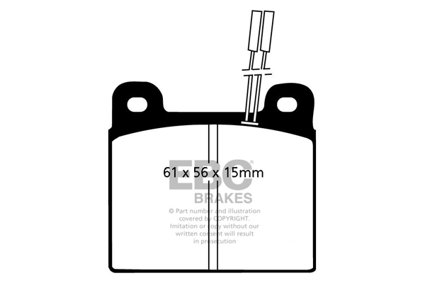 Remblokset EBC Brakes DP507