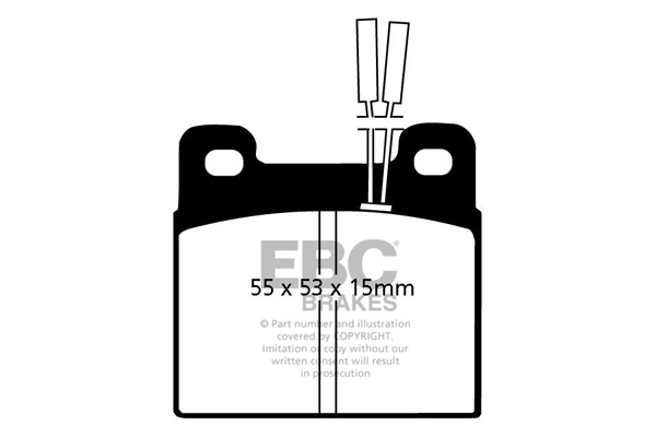 Remblokset EBC Brakes DP508