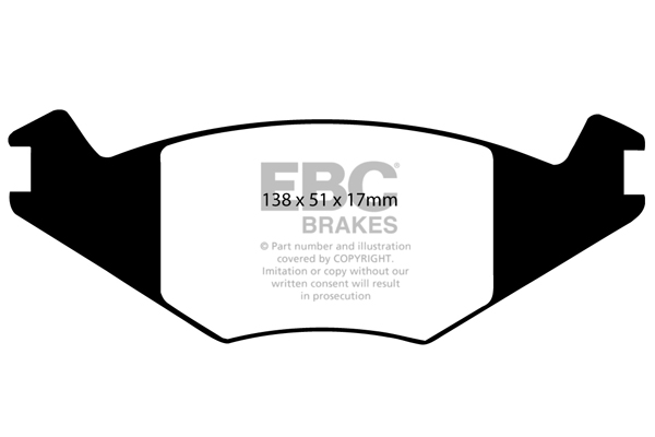 Remblokset EBC Brakes DP2515