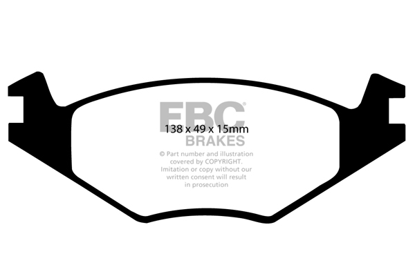 Remblokset EBC Brakes DP2517