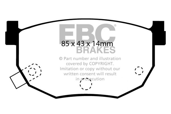 Remblokset EBC Brakes DP4528R