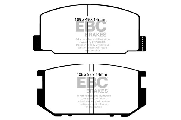 Remblokset EBC Brakes DP532