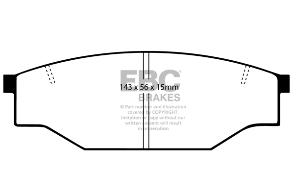 Remblokset EBC Brakes DP539