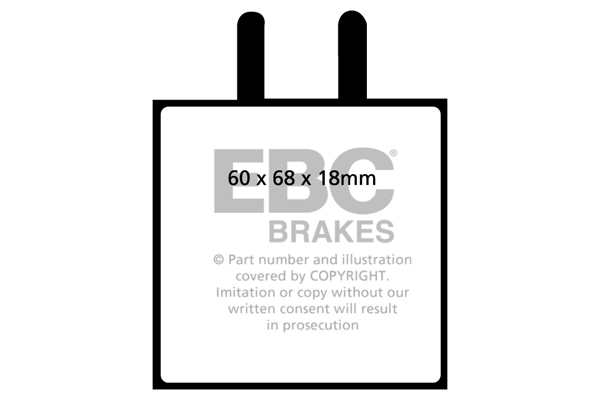 Remblokset EBC Brakes DP2543