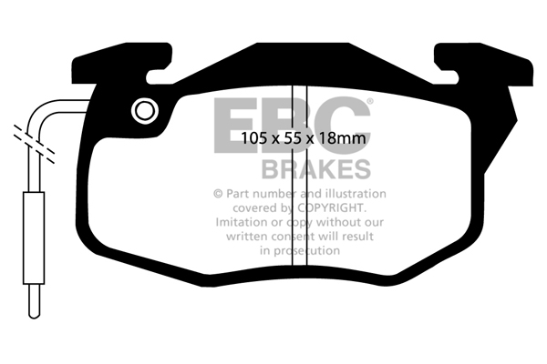 Remblokset EBC Brakes DP545