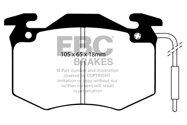 Remblokset EBC Brakes DP2546