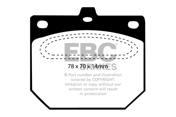 Remblokset EBC Brakes DP562