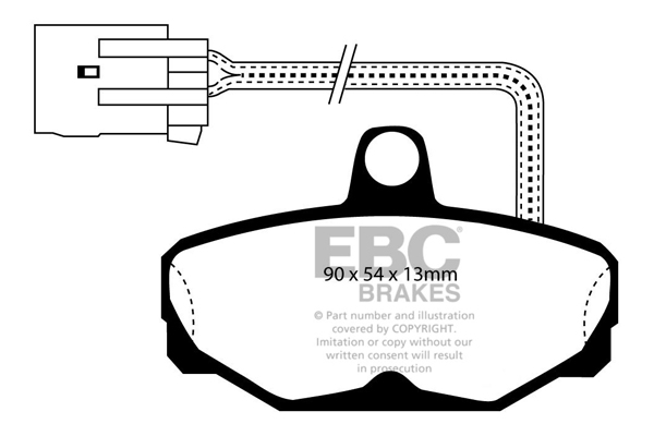 Remblokset EBC Brakes DP571/2