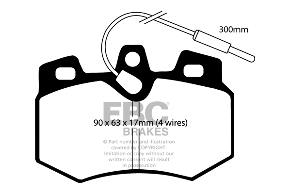 Remblokset EBC Brakes DP575/4