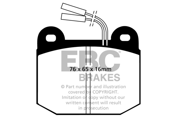 Remblokset EBC Brakes DP578