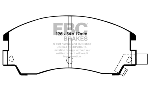 Remblokset EBC Brakes DP582