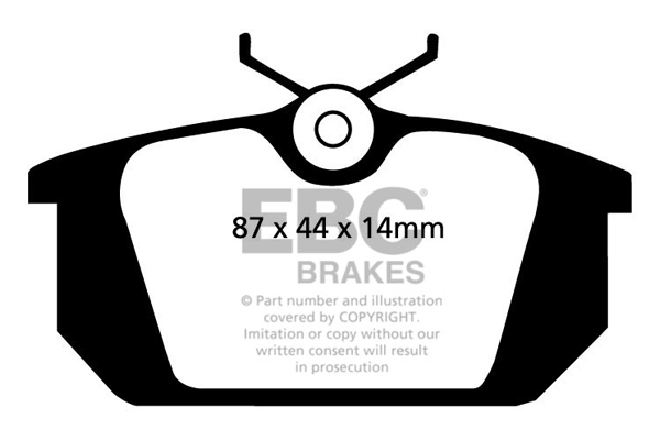 Remblokset EBC Brakes DP4596R