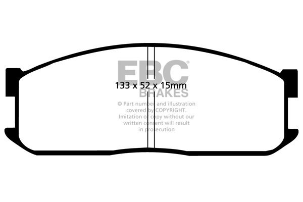 Remblokset EBC Brakes DP599