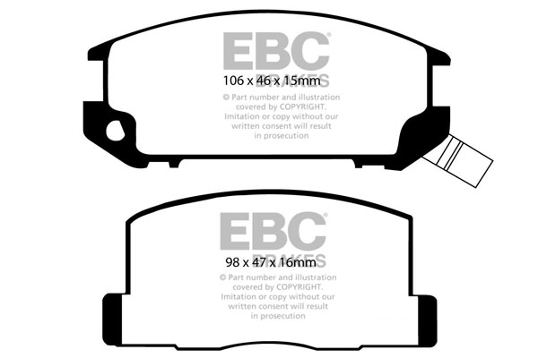 Remblokset EBC Brakes DP4602R