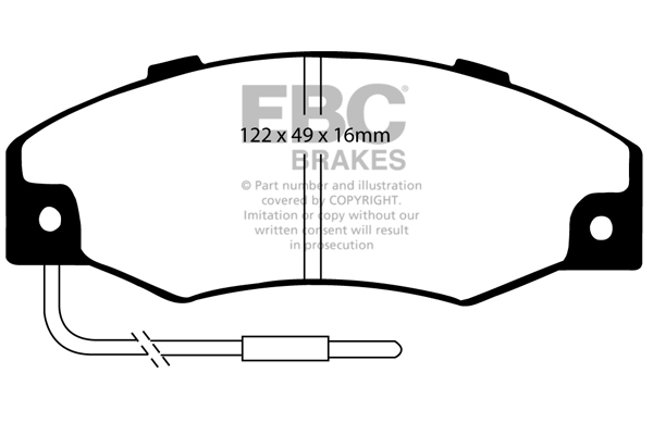 Remblokset EBC Brakes DP4604R