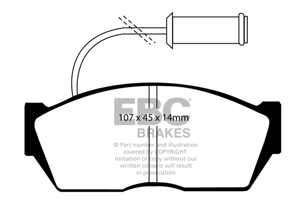 Remblokset EBC Brakes DP606