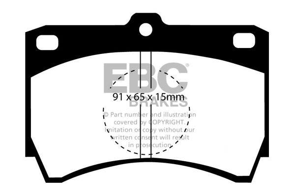 Remblokset EBC Brakes DP607