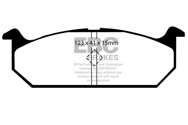 Remblokset EBC Brakes DP613