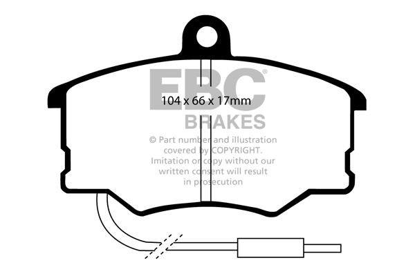 Remblokset EBC Brakes DP616